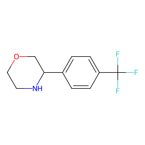 3-[4-(Trifluoromethyl)phenyl]morpholine structure
