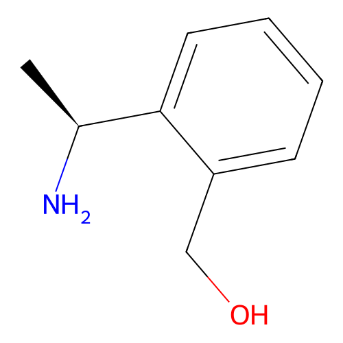 (S)-(2-(1-Aminoethyl)phenyl)methanol structure