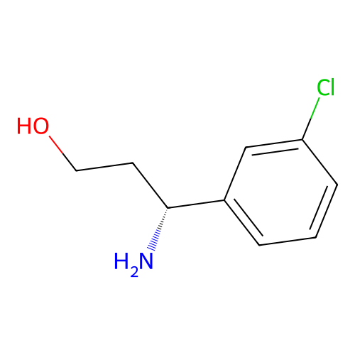 (r)-3-(3-Chlorophenyl)-beta-alaninol structure