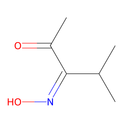 4-Methyl-2,3-pentanedione 3-oxime structure