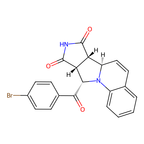 C21H15BrN2O3 structure