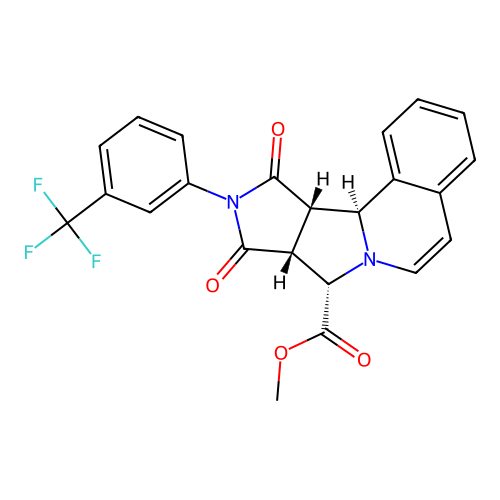 C23H17F3N2O4 structure