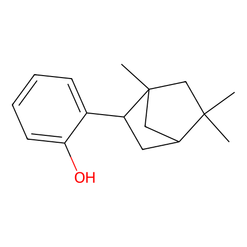 2-(1,5,5-Trimethylbicyclo[2.2.1]hept-2-yl)phenol structure