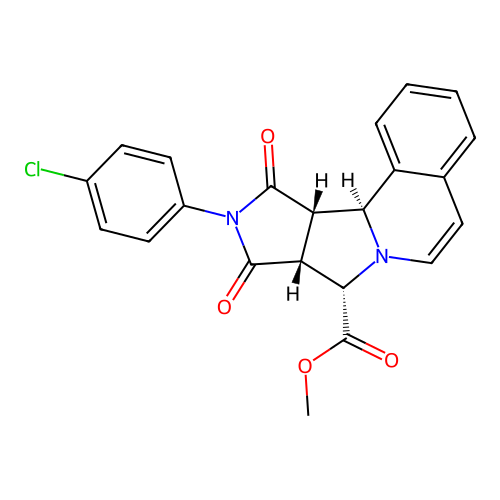 C22H17ClN2O4 structure