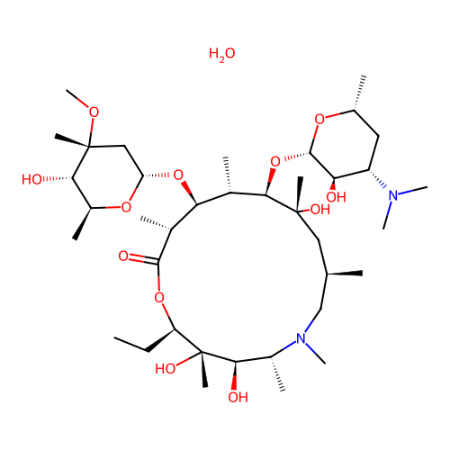 Azithromycin Monohydrate structure