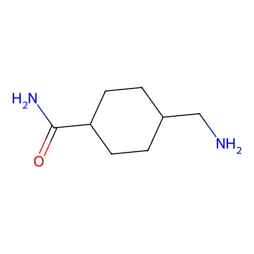 4-(aminomethyl)Cyclohexanecarboxamide structure