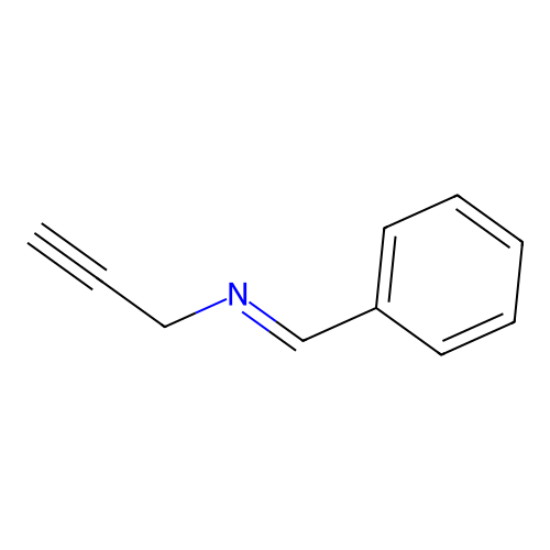 N-Benzylidene-2-propynylamine structure