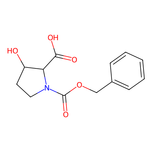 1-[(Benzyloxy)carbonyl]-3-hydroxypyrrolidine-2-carboxylic acid structure