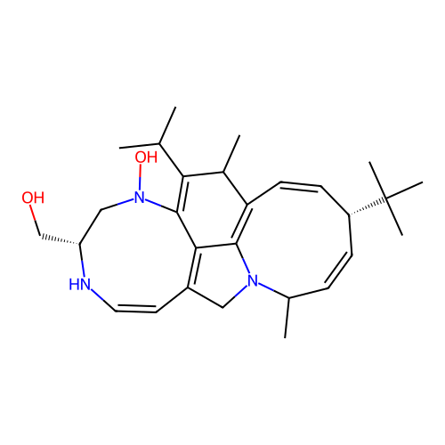 Blastmycetin E structure