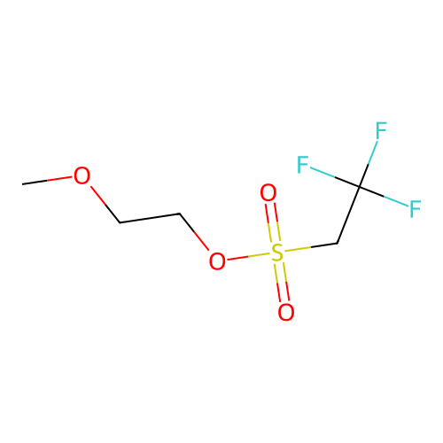 2,2,2-Trifluoroethane sulfonyl-monomethoxypolyethylene glycol structure