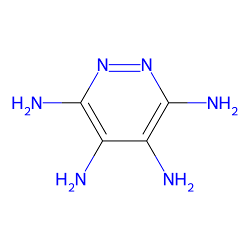 Pyridazine-3,4,5,6-tetramine structure
