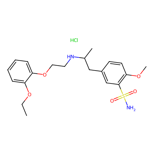 Tamsolusin Hydrochloride structure