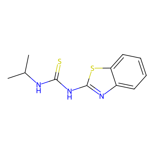 1-(1,3-Benzothiazol-2-yl)-3-propan-2-ylthiourea structure