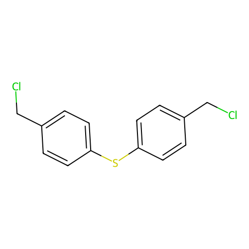 4-(Chloromethyl)-1-[4-(chloromethyl)phenylthio]benzene structure