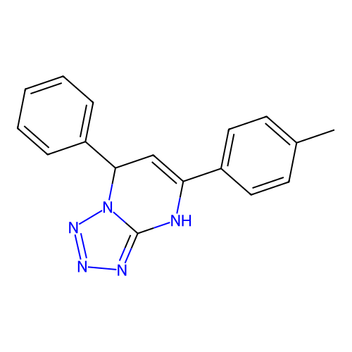 5-(4-Methylphenyl)-7-phenyl-4,7-dihydrotetrazolo[1,5-a]pyrimidine structure
