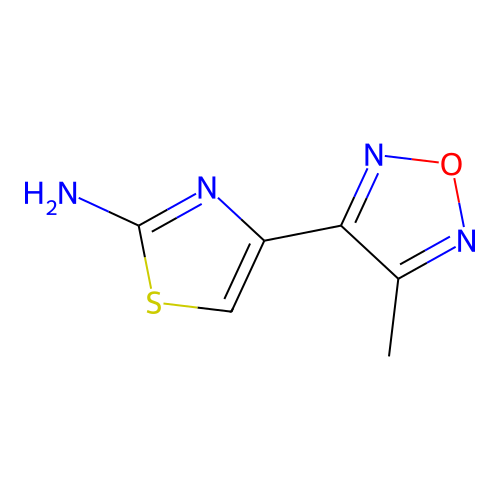 4-(4-甲基呋咱-3-基)噻唑-2-胺 structure