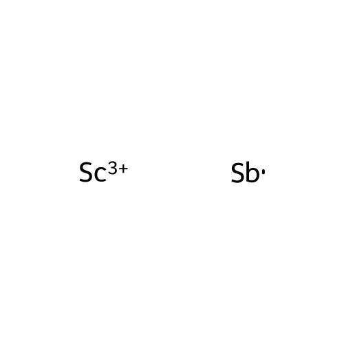 Antimony, compd. with scandium (1:1) structure
