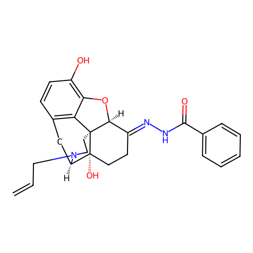 Naloxone Benzoylhydrazone structure