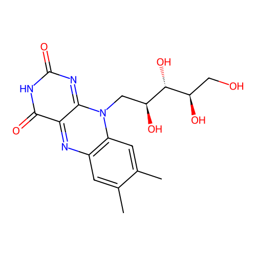 核黄素 structure