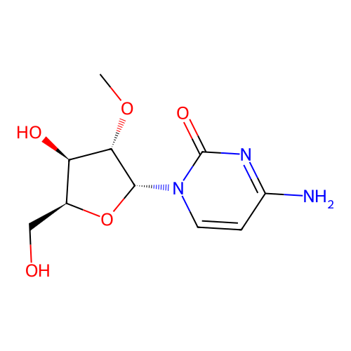2'-O-Methylcytidine structure