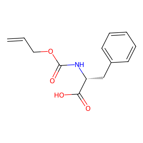 Alloc-D-Phe structure