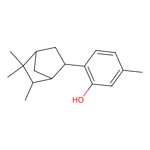 5-Methyl-2-(5,5,6-trimethylbicyclo[2.2.1]hept-2-yl)phenol structure