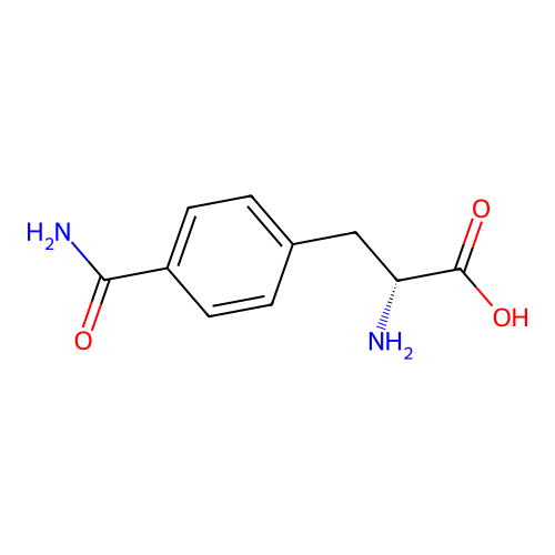 (R)-2-Amino-3-(4-carbamoylphenyl)propanoic acid structure