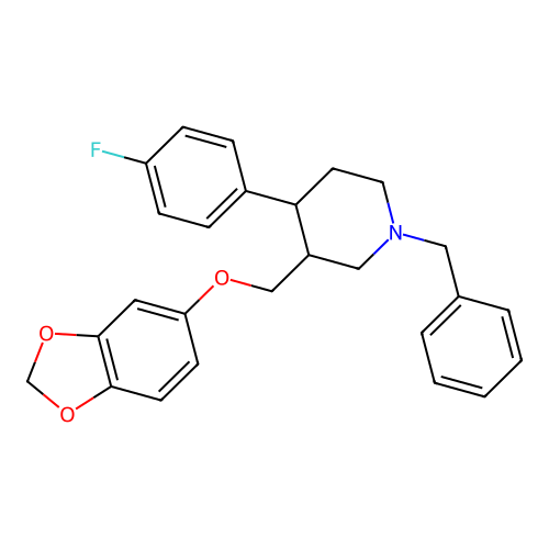 trans N-Benzyl Paroxetine structure