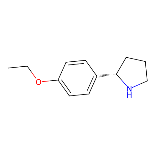 (S)-2-(4-Ethoxyphenyl)pyrrolidine structure