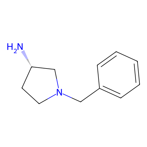 (3S)-(+)-1-Benzyl-3-aminopyrrolidine structure