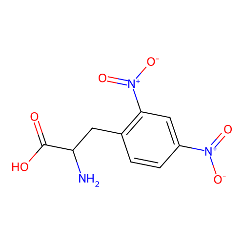 L-2,4-Dinitrophenylalanine structure