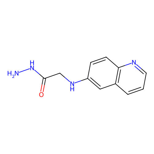 2-(6-喹啉基氨基)乙酰肼 structure