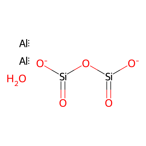 Aluminum;oxido-[oxido(oxo)silyl]oxy-oxo-silane;hydrate structure