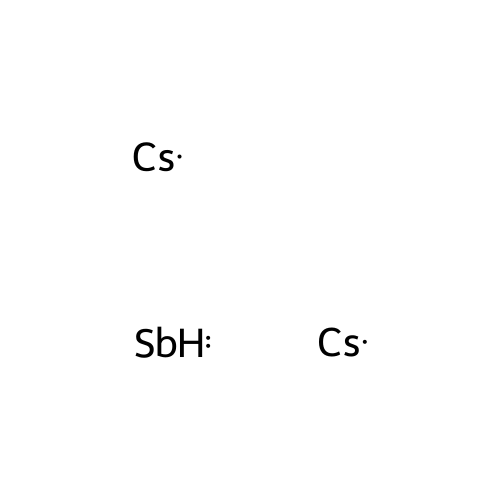 一锑化二铯 structure