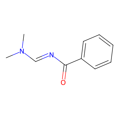 N-[1-Dimethylaminomethylidene]benzamide structure