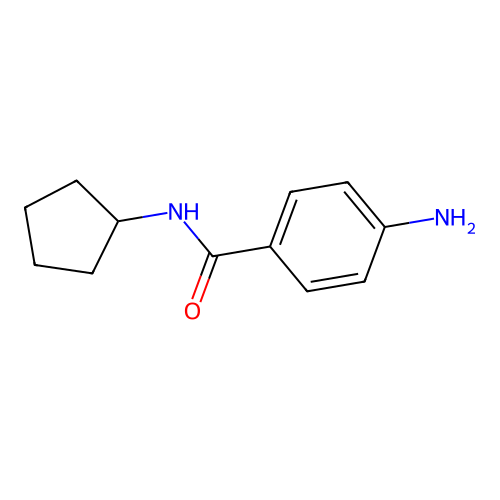 4-氨基-N-环戊基苯甲酰胺 structure