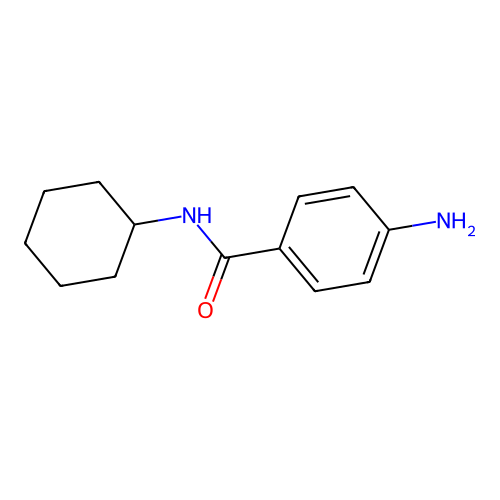 4-氨基-N-环己基苯甲酰胺 structure