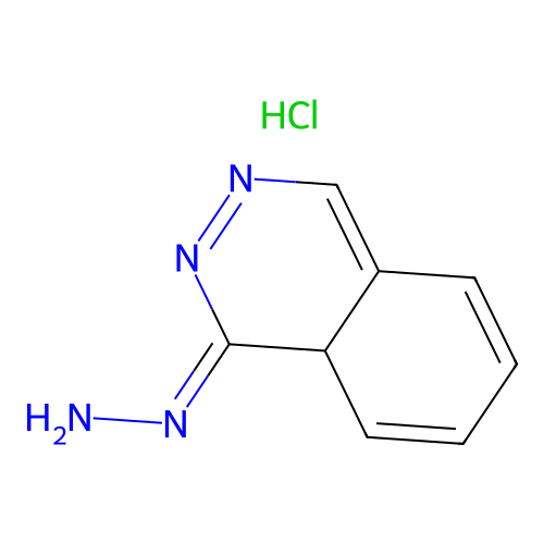 8aH-phthalazin-1-ylidenehydrazine;hydrochloride structure
