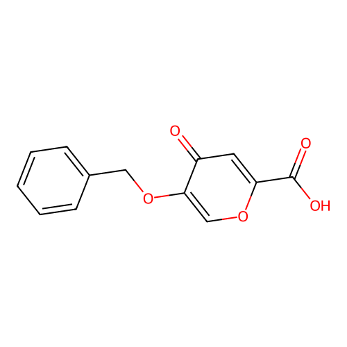 5-(benzyloxy)-4-oxo-4H-pyran-2-carboxylic acid structure