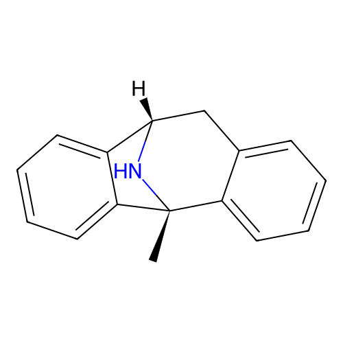 Dizocilpine, (-)- structure