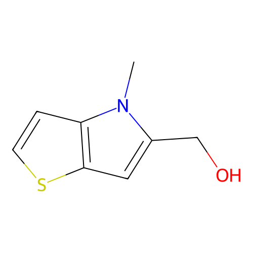 (4-methyl-4H-thieno[3,2-b]pyrrol-5-yl)methanol structure
