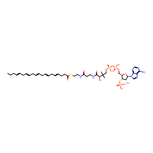 Eicosapentaenoic acid-coenzyme A structure
