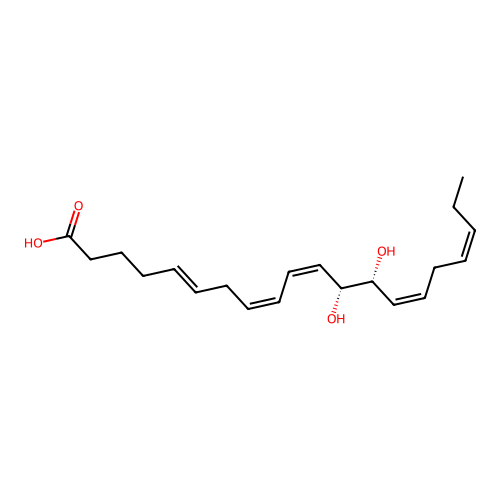 12,13-Dihydroxyeicosa-5,8,10,14,17-pentaenoic acid structure