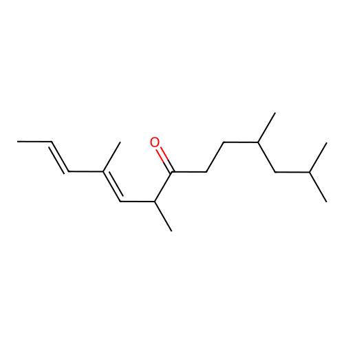 4,6,10,12-Tetramethyl-2,4-tridecadien-7-one structure