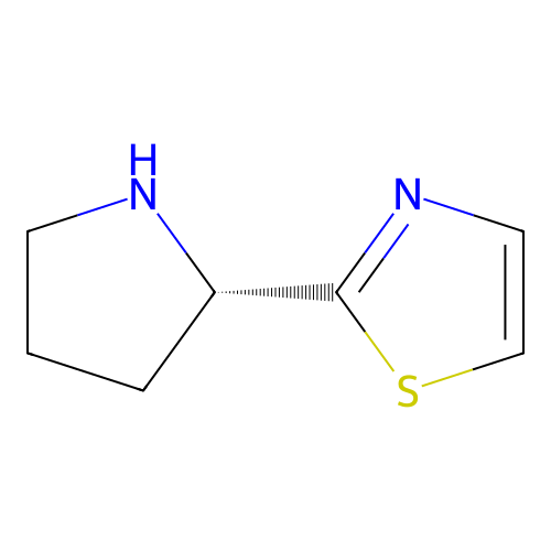 (S)-2-(Pyrrolidin-2-yl)thiazole structure