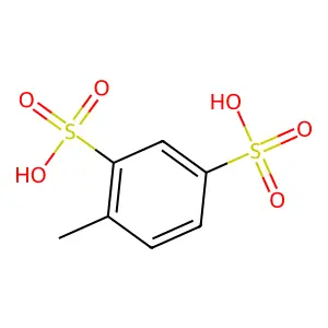 4-Methyl-1,3-benzenedisulfonic acid structure