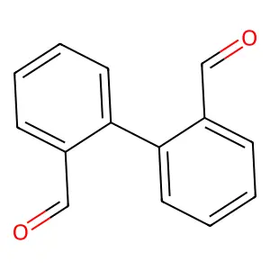 (1,1'-联苯)-2,2'-二甲甲醛 structure