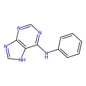 N-purin-6-ylaniline structure