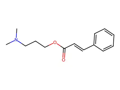 3-(Dimethylamino)propyl 3-phenylprop-2-enoate structure
