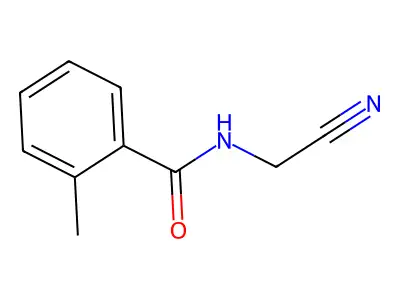 N-(cyanomethyl)-2-methylbenzamide structure